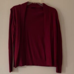 Worthington Deep Red Women's Cardigan